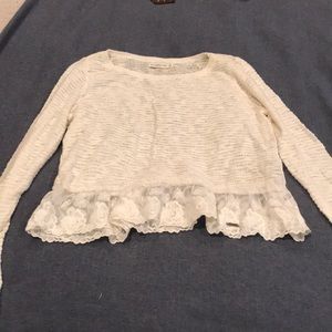 Cream sweater